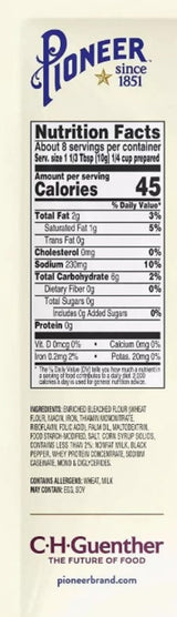 Pioneer Gravy & Seasoning Mixes - 2 packages (Peppered 2.75oz)