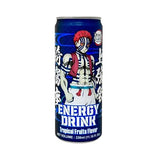 Demon Slayer Tropical Fruit Energy Drink - 11.16 fl oz (330 ml) Cans - Akaza Collectible Anime Character Drink (6-Pack)