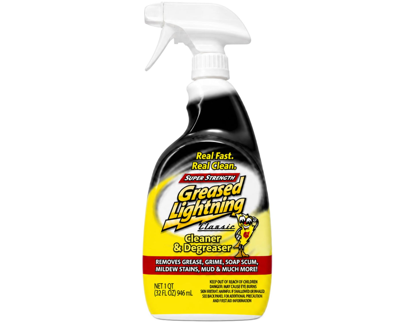 Greased Lightning Super Strength Multi-Purpose Cleaner & Degreaser, 32 fl oz (4)