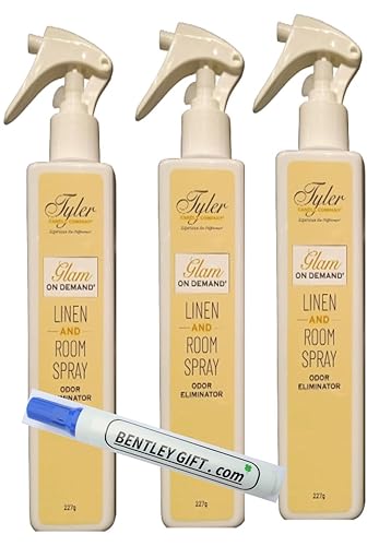 Tyler Candle Company - Spray On Demand - HIgh Maintenance fragrance - 227g / 8oz, Clear (8 Fl oz (Pack of 3)) w/a Stain remover pen