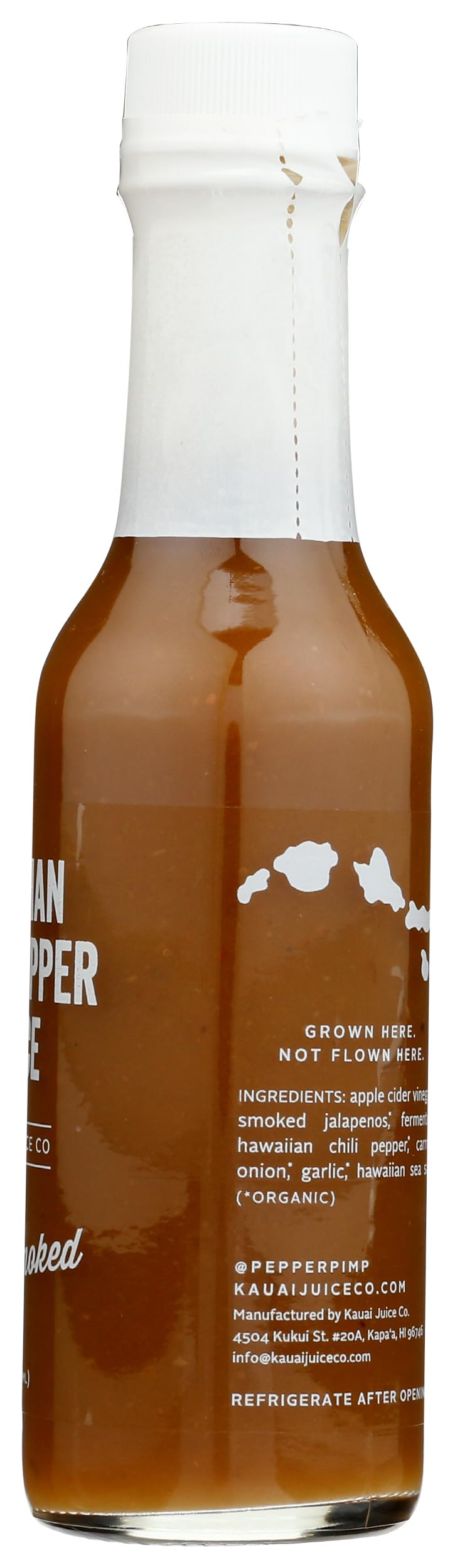 Kauai Juice Co, Sauce Hot Fermented Kiawe Smoked, 5 Ounce
