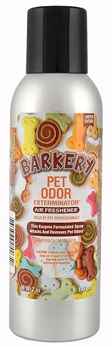 Pet Odor Exterminator Air Freshener, Barkery 7 oz Spray