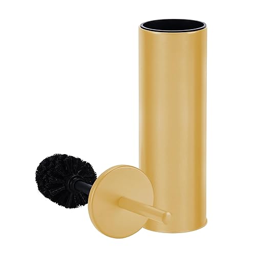 Deep & Sturdy Toilet Bowl Brush with Holder - Durable Scrubbing - Toilet Cleaners - Household Essentials - Bathroom Cleaner - Cleaning Supplies