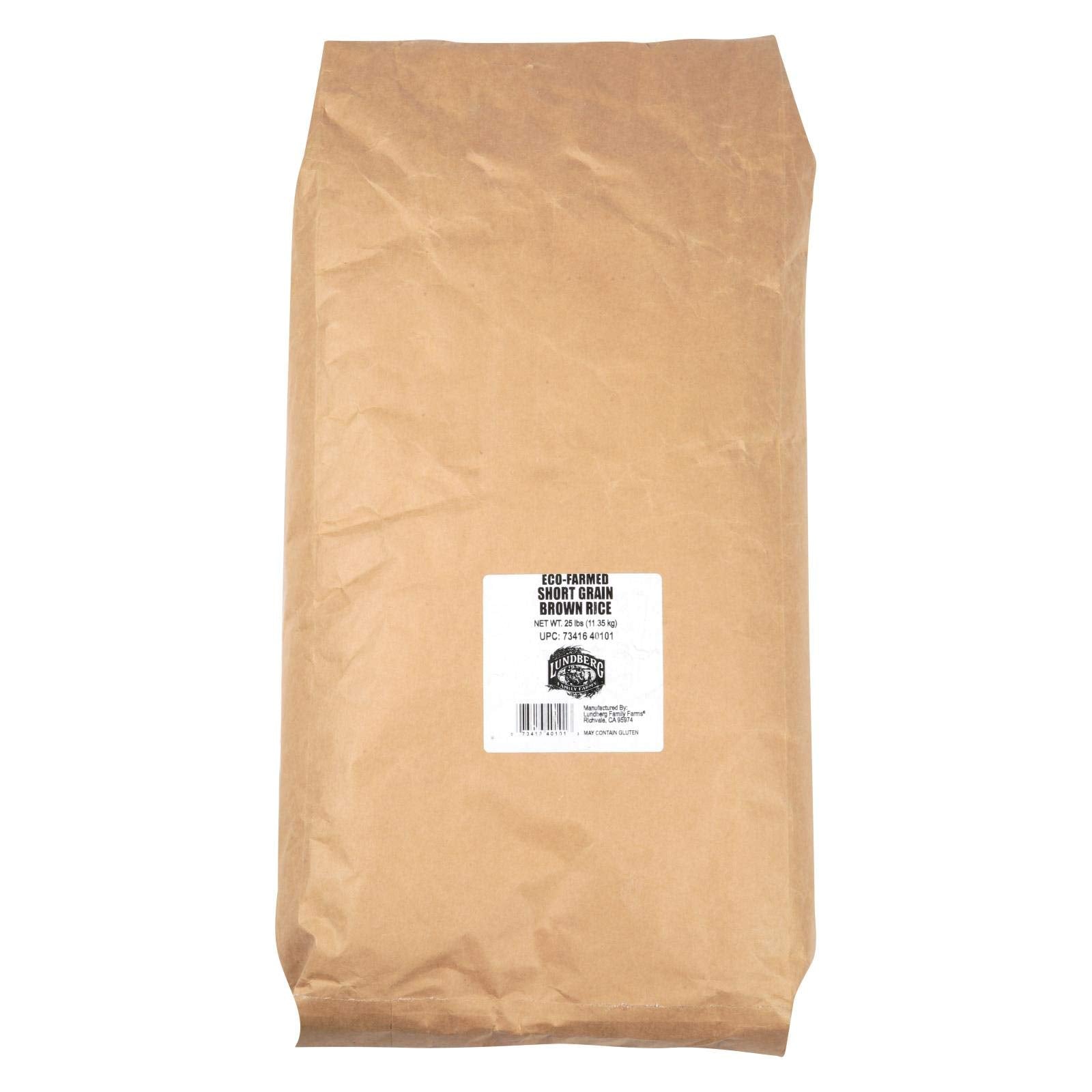 Lundberg Family Farms Brown Short Grain Rice - Single Bulk Item - 25LB