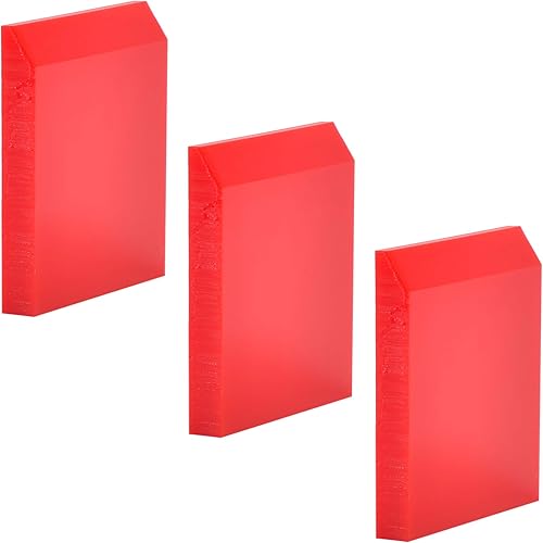 AHCHAY 1-inch Rubber Extra Small Squeegee Flexible and Soft non scratching for Resin 3D Printing Cleanup, Car Rear Glass Cleaning, window tint films