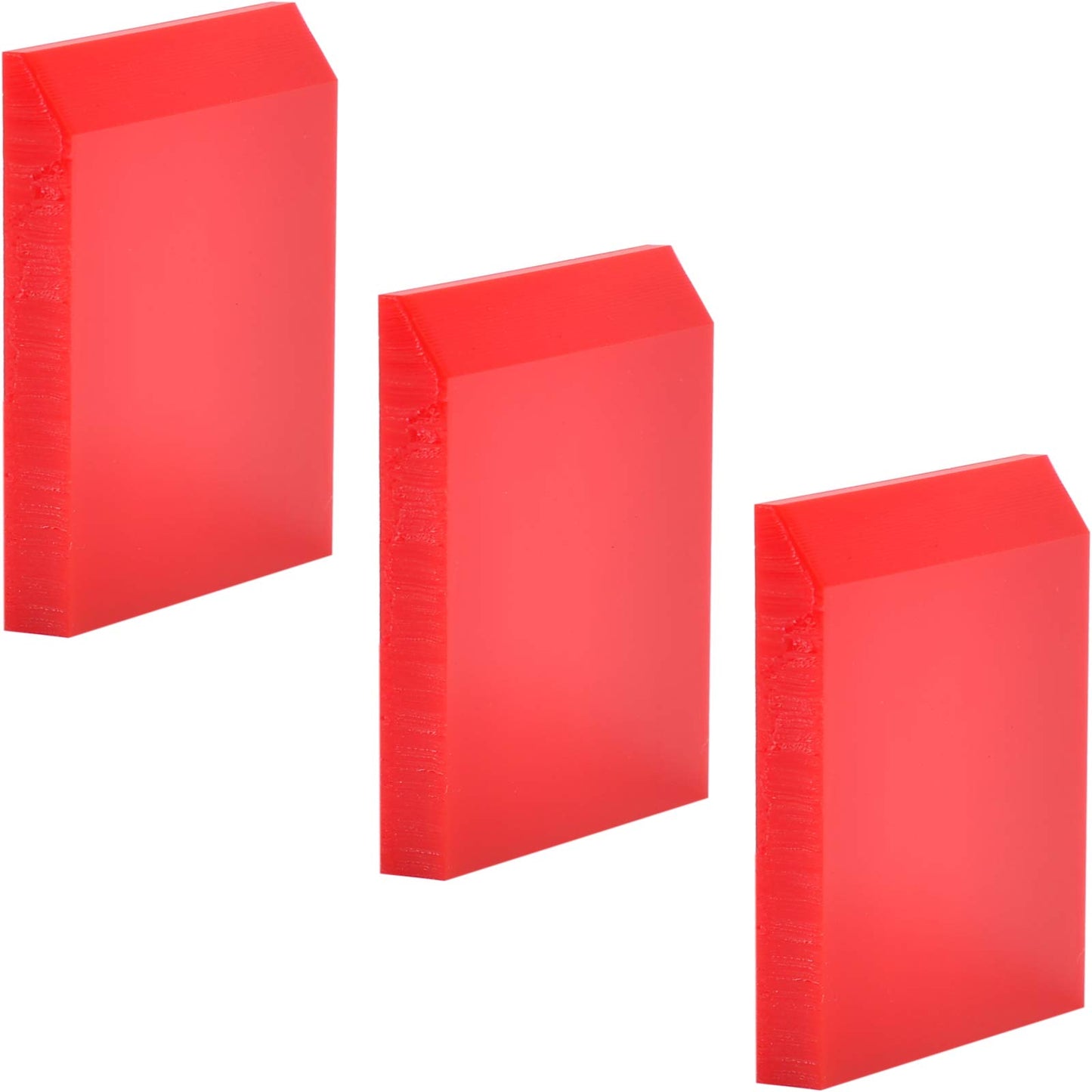 AHCHAY 1-inch Rubber Extra Small Squeegee Flexible and Soft non scratching for Resin 3D Printing Cleanup, Car Rear Glass Cleaning, window tint films