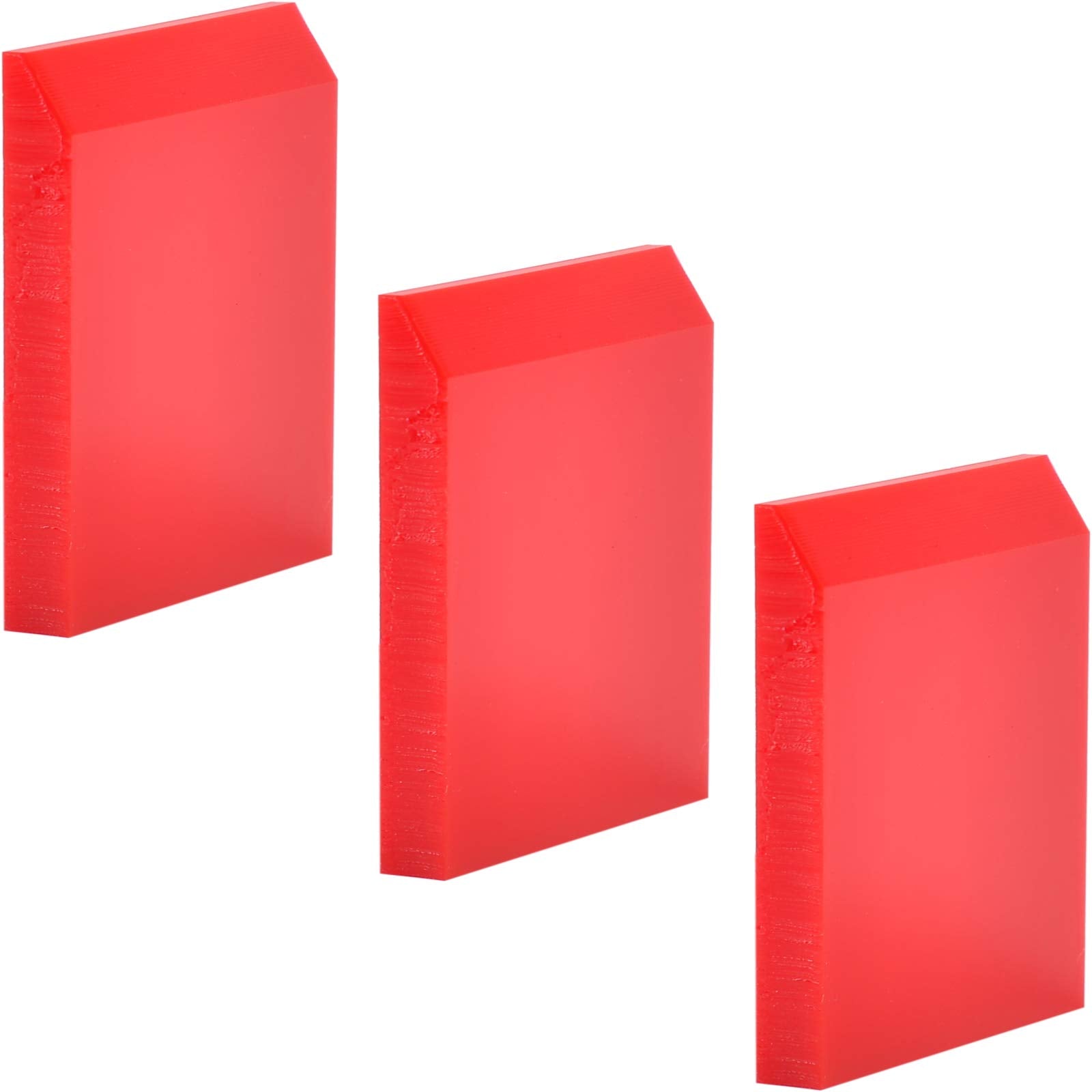 AHCHAY 1-inch Rubber Extra Small Squeegee Flexible and Soft non scratching for Resin 3D Printing Cleanup, Car Rear Glass Cleaning, window tint films