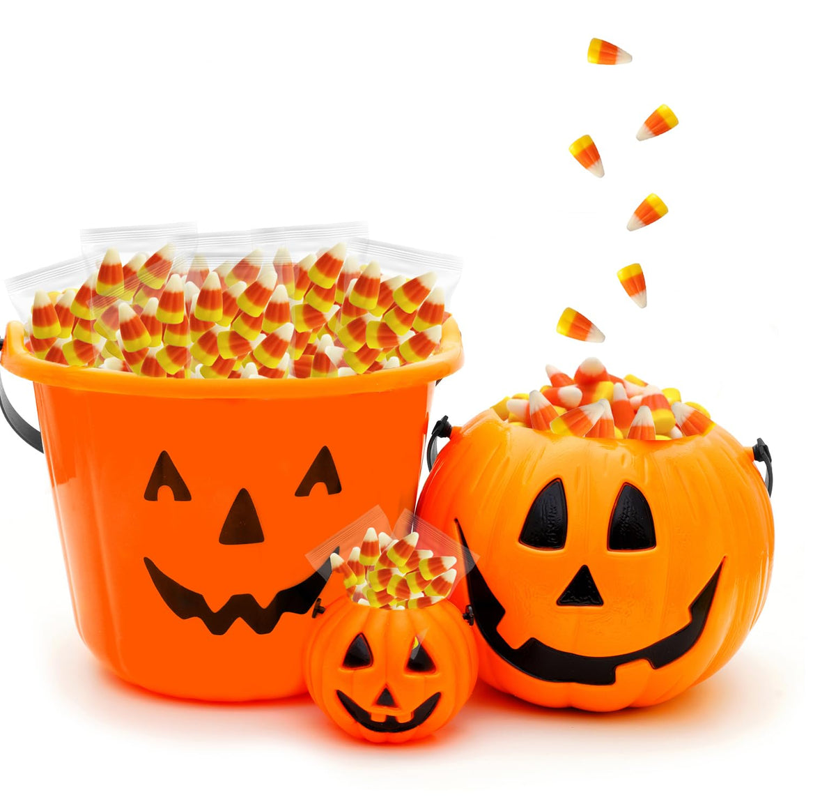 Fruidles Halloween Candy Corn - 60 Individual 1oz Bags - Classic Halloween Candy for Trick-or-Treaters, Made in USA (60-Pack)
