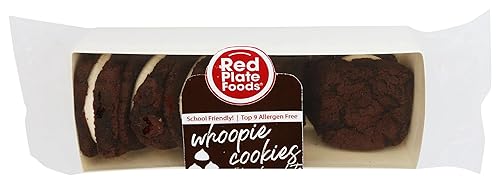 Red Plate Foods, Cookies Double Chocolate Whoopie 5 Count, 8.5 Ounce