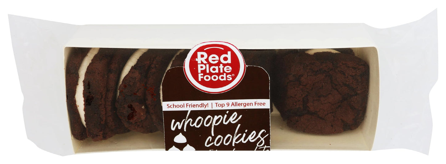 Red Plate Foods, Cookies Double Chocolate Whoopie 5 Count, 8.5 Ounce