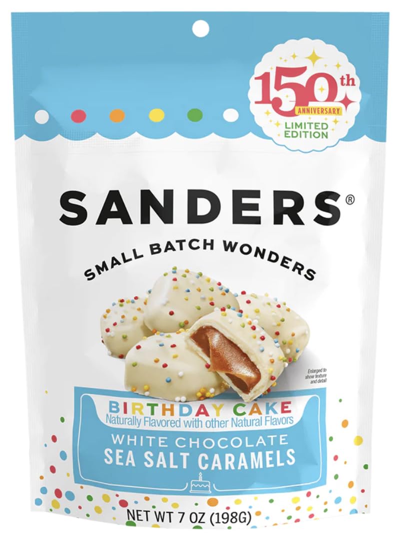 Sanders Small Batch Wonders Kettle Cooked Candy, 8 oz. (Birthday Cake, 8 oz)