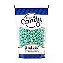 Color It Candy Shimmer Turquoise Sixlets 14 Oz Stand Up Bag - Perfect For Table Centerpieces, Weddings, Birthdays, Candy Buffets, & Party Favors.