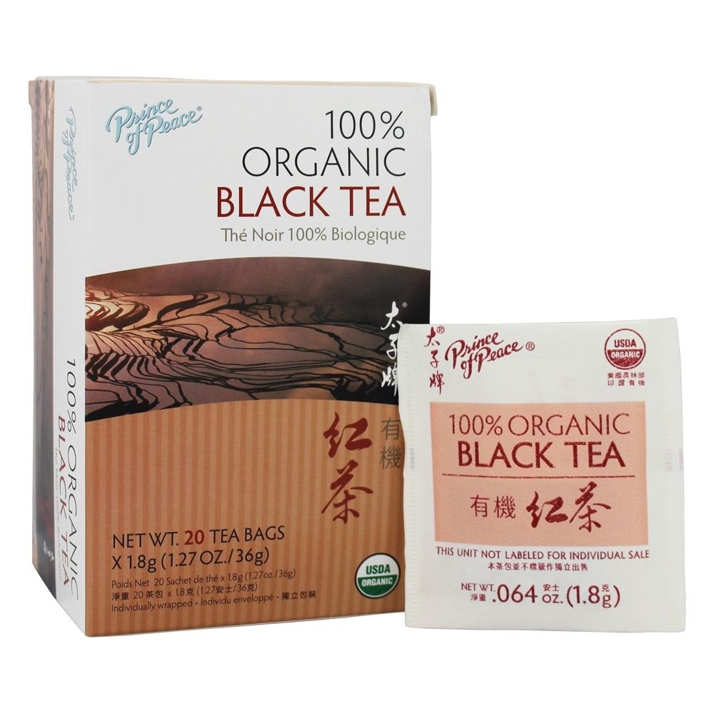 PRINCE OF PEACE Organic Black Tea 20 Bag, 0.02 Pound