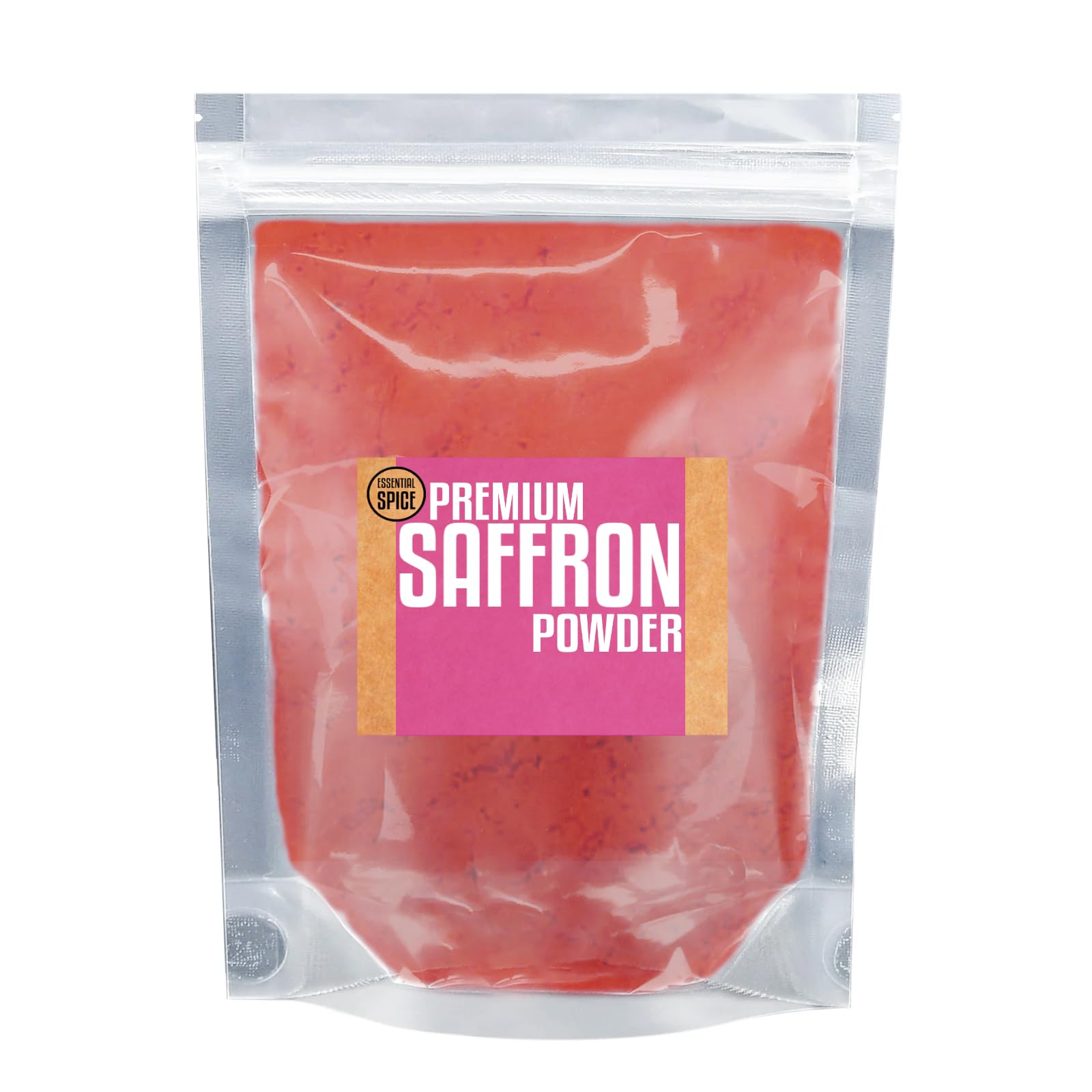Essential Spice Premium Spanish Saffron Powder - Rich, Floral & Earthy Flavor - Pure Ground Spanish Saffron for Paella, Sauces, Rice & Gourmet Cooking