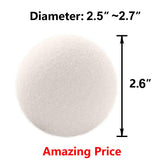 Otylzto Wool Dryer Balls 6-Pack, Drying Balls for Laundry,Reusable As Natural Fabric Softener, Reduce Clothing Wrinkles, Drying Clothes Faster
