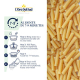 Organic Ziti Pasta, 4 pack, 100% Durum Wheat, Italian Pasta, Bow-Tie Pasta, Premium Quality Product of Italy 16 Ounce (4 Pack) by L'Oro del Sud.