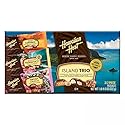 Hawaiian Host Island Trio - Maui Caramacs, AlohaMacs Milk, and MacNut Crunch - Chocolate Covered Macadamia Nut Gift Box - Premium Hawaiian Treats (30