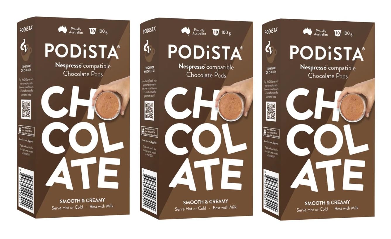 Nespresso Original Line Compatible Capsules Hot Chocolate Hot Cocoa Pods - Smooth & Creamy - 30 Pod Package