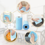 Supmaquc 2 Pack Upgraded Reusable Cleaning Cloths Extra Thick Durable Disposable Cleaning Towels Kitchen Dish Paper Multi Purpose Household Towels