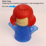 iFlyMars Asltw Angry Mom Microwave Oven Steam Cleaner, Clever Mama Microwave Cleaner, the Fun and Easy Way to Steam Clean Your Microwave, Cut Cleaning