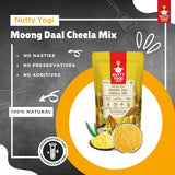 Nutty Yogi Moong Daal Cheela Mix 400G I Indian Pancake I Batter Mix I Healthy Breakfast I Protein Rich Healthy Food I Ready to Cook I Nutritious & Delicious Instant Food I
