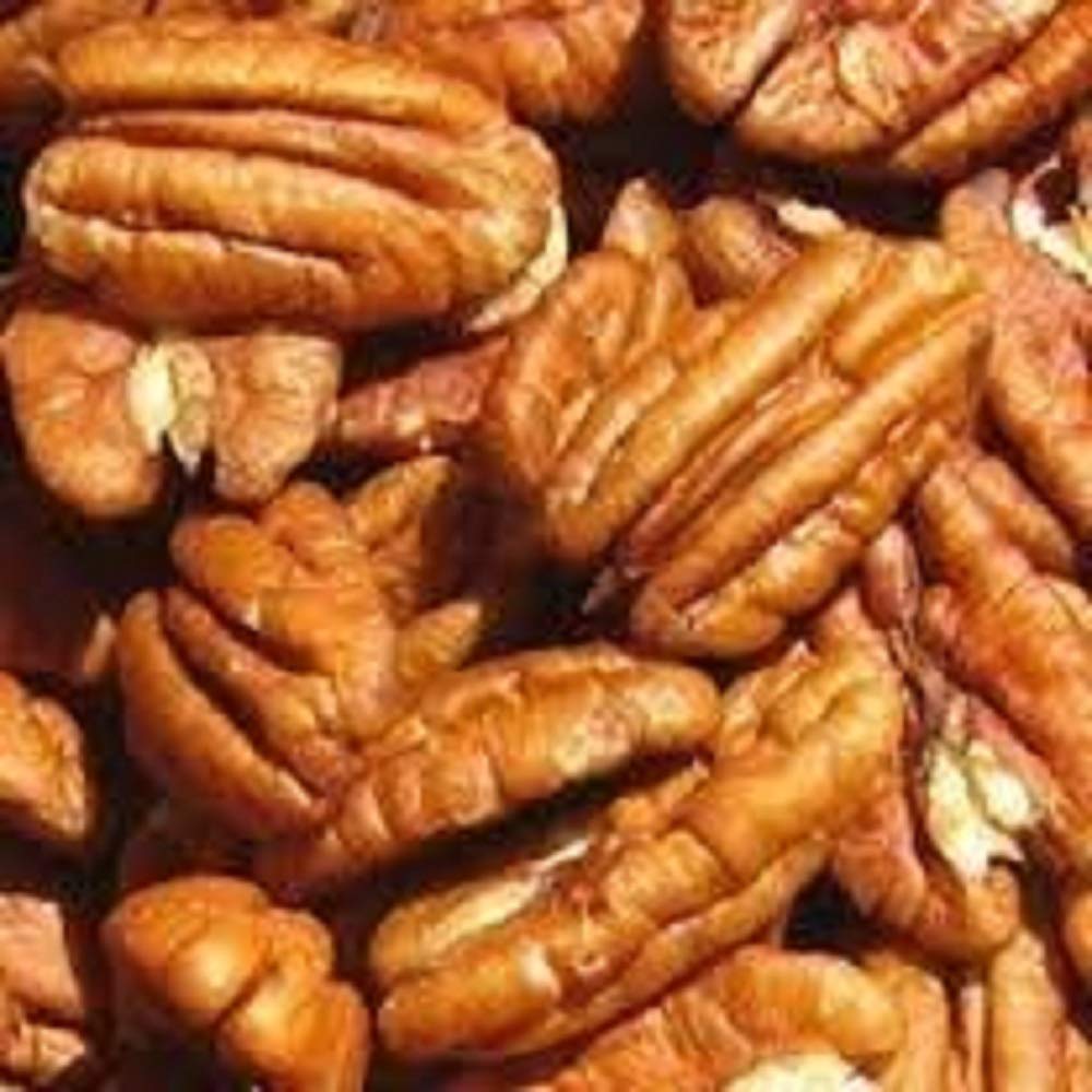 Whole, Shelled & Raw Georgia Pecans by Farm Fresh Nuts | 1 LB Bag of Southern Tastiness | Unsalted & Handpicked for Freshness | Perfect For Pecan Pie