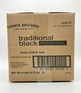 Ice Tea Fresh Brew Farmer Brothers Black Iced Tea for Sweetening 24/4oz Pk