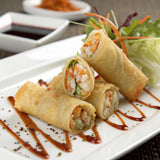 SeaPak Frozen Meals - Shrimp Spring Rolls with Sweet Chili Sauce, Easy to Bake Frozen Appetizers for Parties, 18 oz Spring Roll Delight