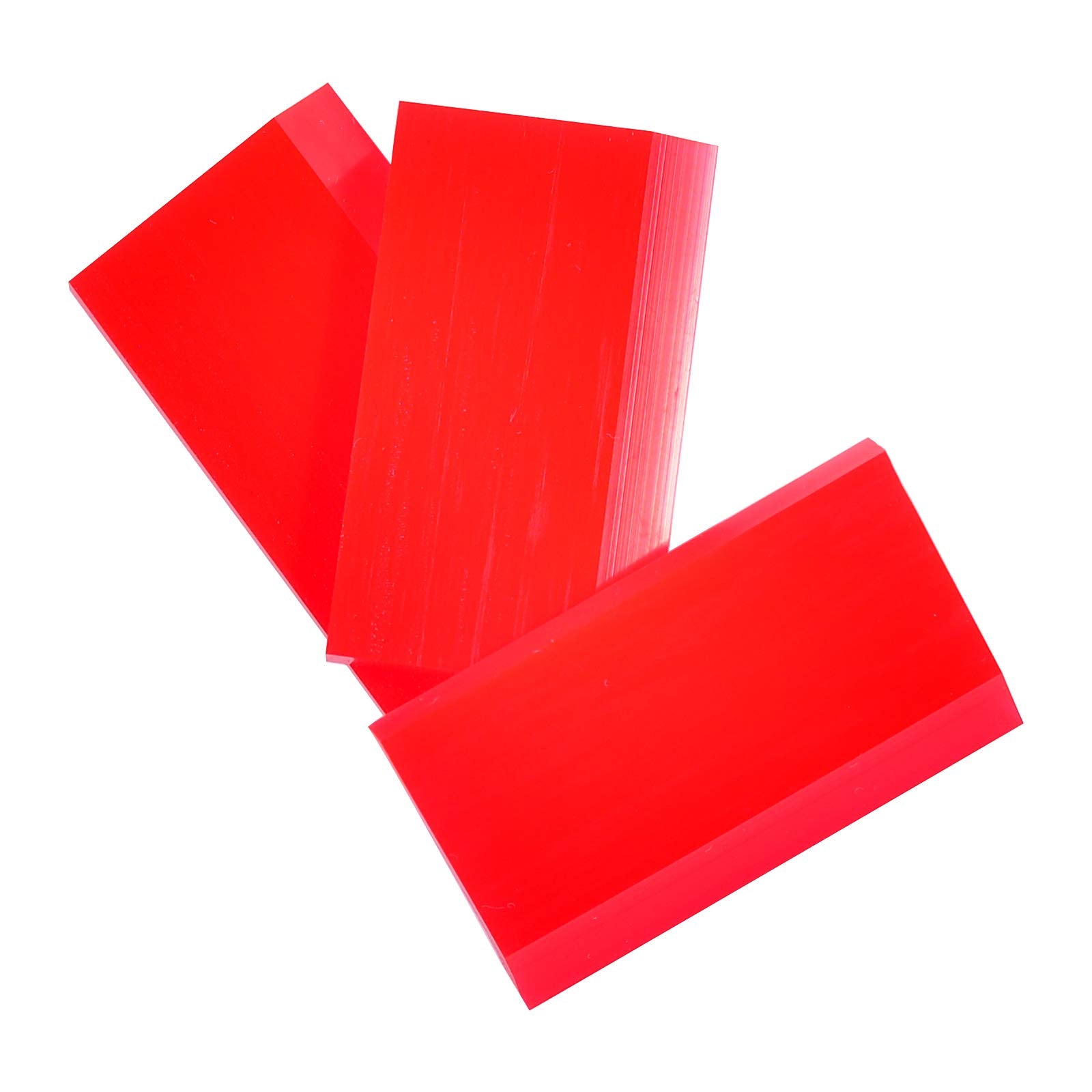 AHCHAY 2-inch Extra Small Rubber Squeegee Flexible and Soft Non Scratching for Resin 3D Printing Cleanup, Car Rear Glass Cleaning, Mirror Cleaning