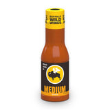 Buffalo Wild Wings Medium Buffalo Sauce, 12 fl. oz., Perfect Dipping Sauce, Chicken Marinade, Wing Seasoning and Burger Topping, Enjoy a Medium