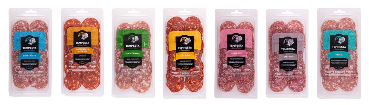 Tempesta TARTUFO Black Truffle Salami, 3 OZ (Pack of 6)