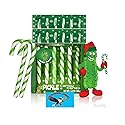 DILL PICKLE Flavored Christmas Holiday Candy Canes 18 COUNT - Stocking Stuffers Funny Novelty Weird Prank Gag Joke