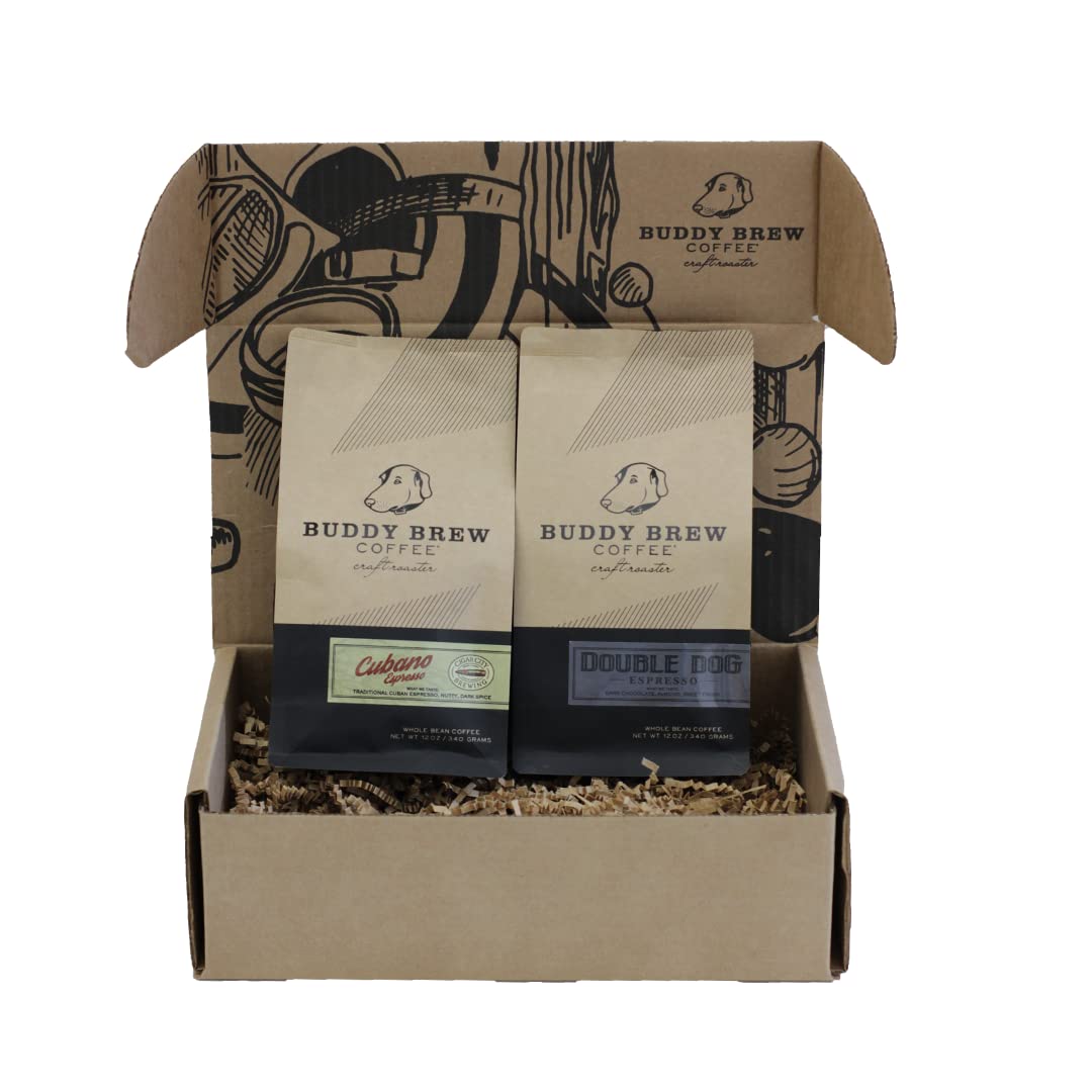 Espresso 2-Pack - Medium Dark - whole bean - 2 bags - smooth, dark and rich espresso - single origin - hand harvested - sourced through smallholder