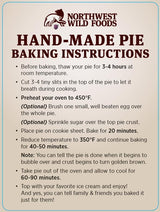 Northwest Wild Foods Bumbleberry Pie, Fresh Frozen in Reusable 9-Inch Deep Dish Pie Pan