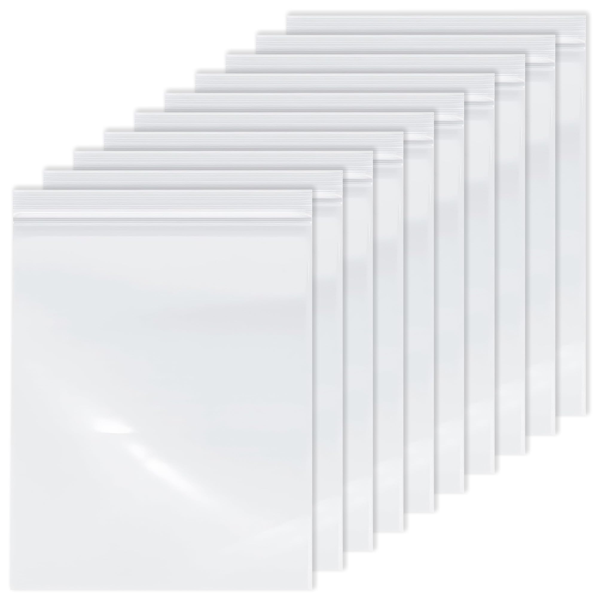 Sozmxxne 10-Pack Heavy Duty Oven Rack Cleaning Bags,19.7 * 27.5 inch?No Scrub Reusable Leak-Proof Soaking Bags for Grill Grates?Universal Fit for Oven