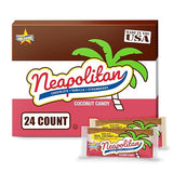Atkinson's Neapolitan Coconut Bar Strawberry Vanilla Chocolate 1.65oz 24ct Pack