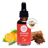 Bab Louie & Co. Orange Cocktail Bitters, Non Alcoholic Award winning Bitter (30ml/1Fl. Oz) 11 Servings, Zero-Sugar, Barrel Aged/Craft Bitters