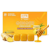 Al Taqwa Ginger with Honey Candy - 10 Pack (60 Natural Boosters) - Hard Candy with Ginger, Honey, Sugar & Corn Syrup - Natural Remedy for Digestion