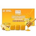 Al Taqwa Ginger with Honey Candy - 10 Pack (60 Natural Boosters) - Hard Candy with Ginger, Honey, Sugar & Corn Syrup - Natural Remedy for Digestion
