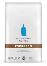 Blue Bottle Whole Bean Organic Coffee, Espresso, Dark Roast, 12 Ounce bag (Pack of 6)