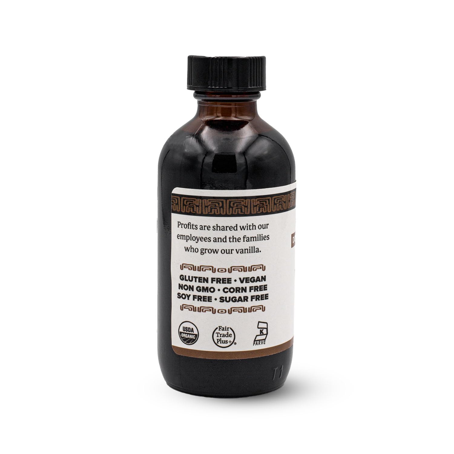 Singing Dog Vanilla Organic Double Strength Pure Vanilla Extract, 4 oz - 2x Vanilla Beans, USDA Organic - Ice Cream, Baking - Non-GMO, Allergen-Free