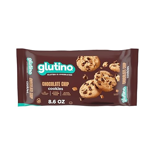 Glutino Gluten Free Chocolate Chip Cookies, Decadent Cookies, 8.6 Ounce (07035)