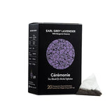 Ceremonie Earl Grey Lavender Tea - Rich Black Tea Infused With Touch of Lavender & Bergamot Essence - Gentle, Light-Bodied, Kosher & Aromatic