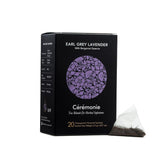 Ceremonie Earl Grey Lavender Tea - Rich Black Tea Infused With Touch of Lavender & Bergamot Essence - Gentle, Light-Bodied, Kosher & Aromatic