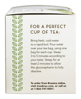 Brassica Tea Decaf Sencha Green Tea with truebroc, 16 Tea Bags