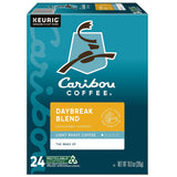 Caribou Coffee Daybreak Morning Blend, K-Cups for Keurig Brewers, 24 Count (Pack of 4)