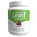 Lean1 meal replacement protein powder, chocolate flavor, 15 serving tub
