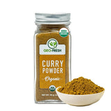 Geo-Fresh Organic Curry Powder - 1.76 oz (50g) - Organic Curry Powder - Curry Seasoning - Indian Curry Powder - USDA Certified - Kosher, Non-GMO