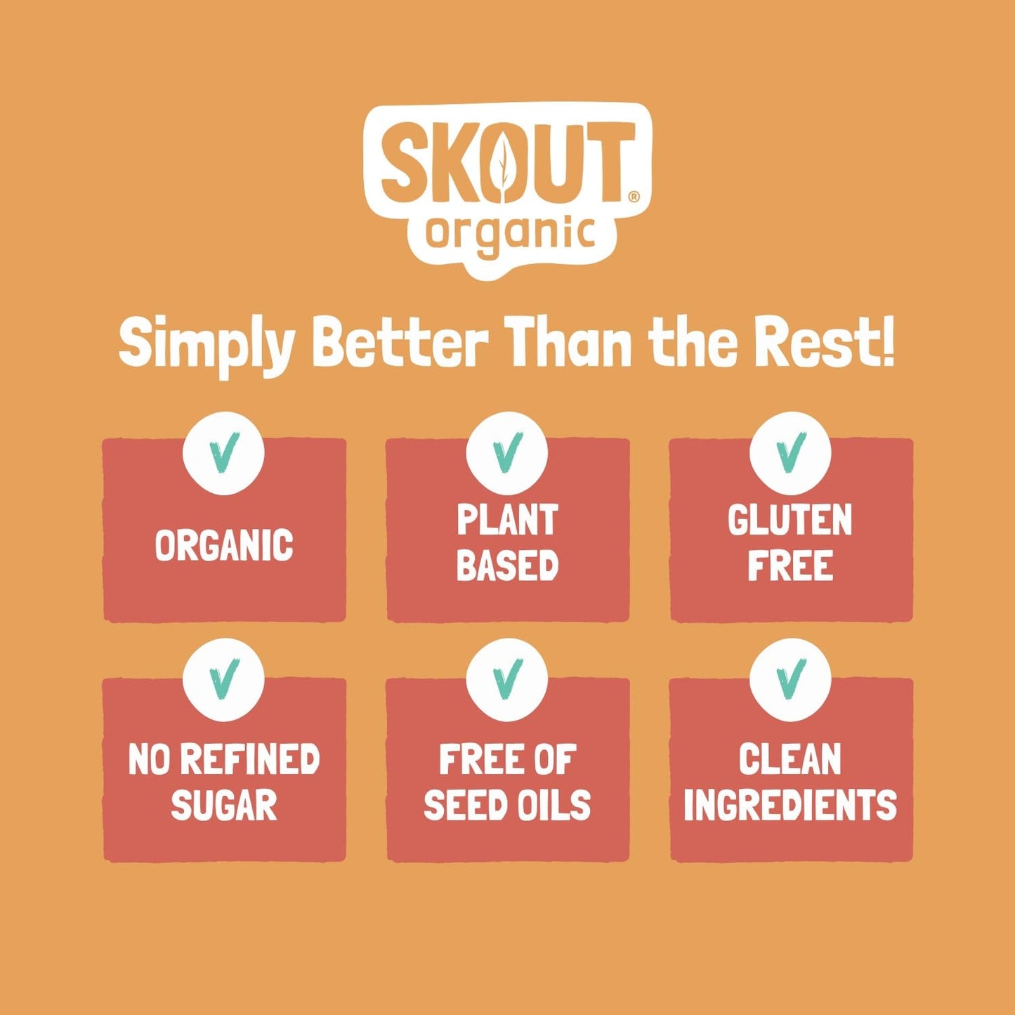 Skout Organic Real Food Bars for Kids Fruit Variety Pack (18 Pack) | Organic Snacks for Kids | Plant-Based Nutrition, No Refined Sugar | Vegan |