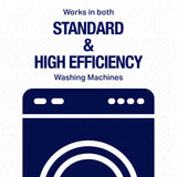 HEX Performance Laundry Detergent, Fresh Scent, 100 Loads (50ld Pack of 2) - Concentrated Activewear Detergent for Odor Removal, Sweat & Residue